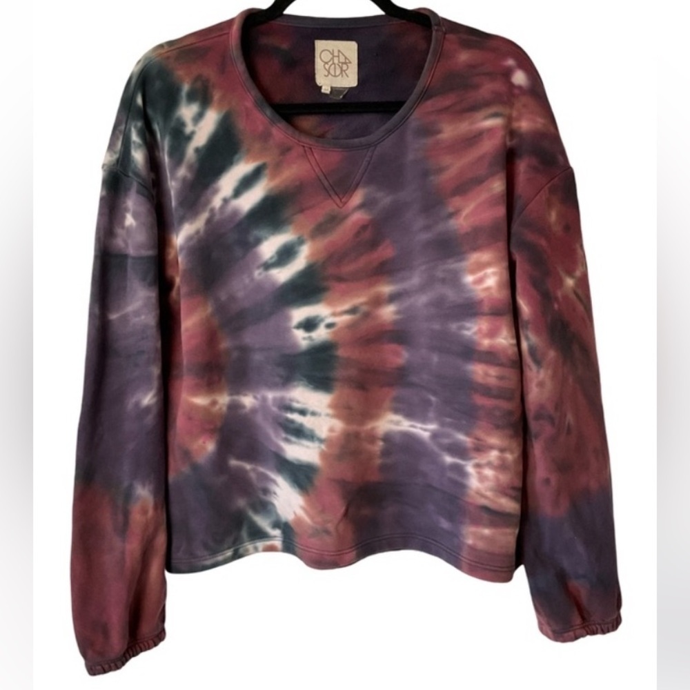 Chaser Mika Tie Dye Sweatshirt Style Top